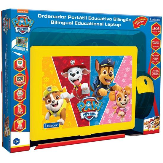PAW PATROL PORTÁTIL EDUCATIVO BILINGÜE CON 170 ACTIVIDADES (85 EN CADA IDIOMA) PANTALLA DE 6,7" ES/ES image 9
