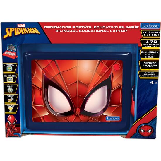 SPIDERMAN PORTÁTIL EDUCATIVO BILINGÜE CON 170 ACTIVIDADES (85 EN CADA IDIOMA) PANTALLA DE 6,7" ES/ES image 6