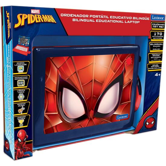 SPIDERMAN PORTÁTIL EDUCATIVO BILINGÜE CON 170 ACTIVIDADES (85 EN CADA IDIOMA) PANTALLA DE 6,7" ES/ES image 9
