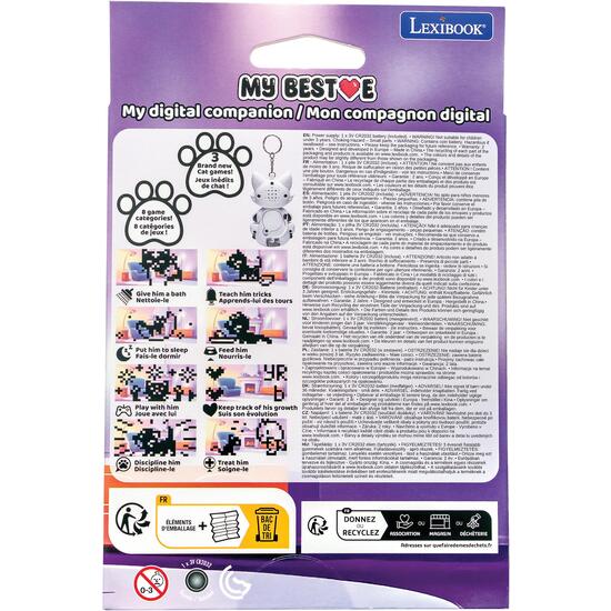 CONSOLA MY BEST-E® GIGAPETS® 2 CATS CON PANTALLA LCD Y ENGANCHE PARA LLAVERO image 8