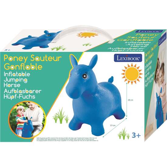 JUMPING PONEY HINCHABLE CON PELUCHE image 3