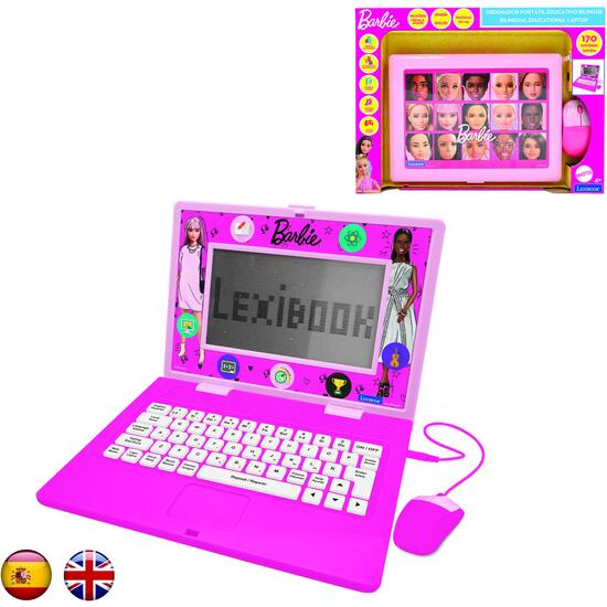 PORTÁTIL EDUCATIVO BILINGÜE BARBIE CON 170 ACTIVIDADES (EN/ES) image 0