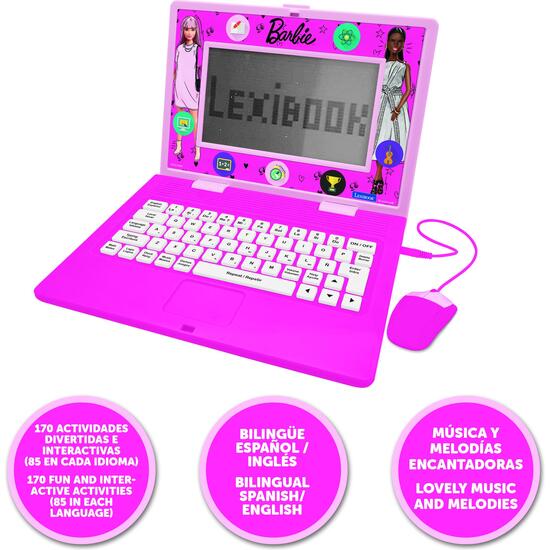 PORTÁTIL EDUCATIVO BILINGÜE BARBIE CON 170 ACTIVIDADES (EN/ES) image 3