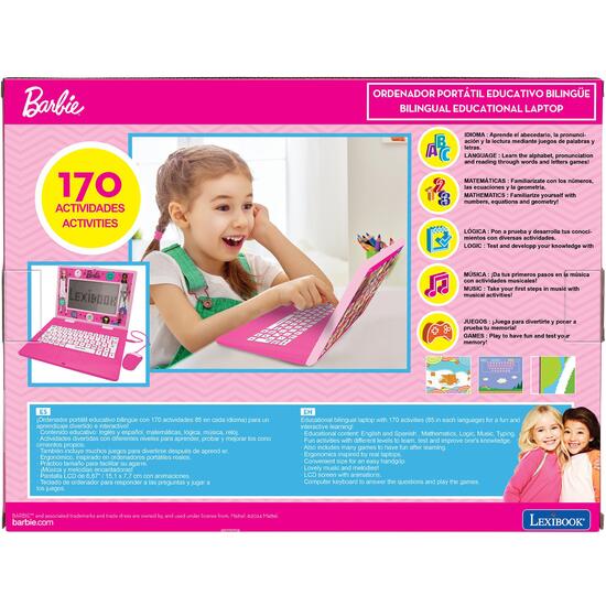 PORTÁTIL EDUCATIVO BILINGÜE BARBIE CON 170 ACTIVIDADES (EN/ES) image 8