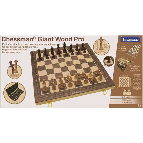 AJEDREZ MAGNÉTICO PLEGABLE DE MADERA image 6