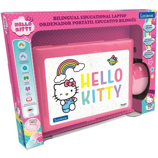 ORDENADOR PORTÁTIL EDUCATIVO BILINGÜE CON VOZ HELLO KITTY  – 164 ACTIVIDADES (EN/ES) image 9