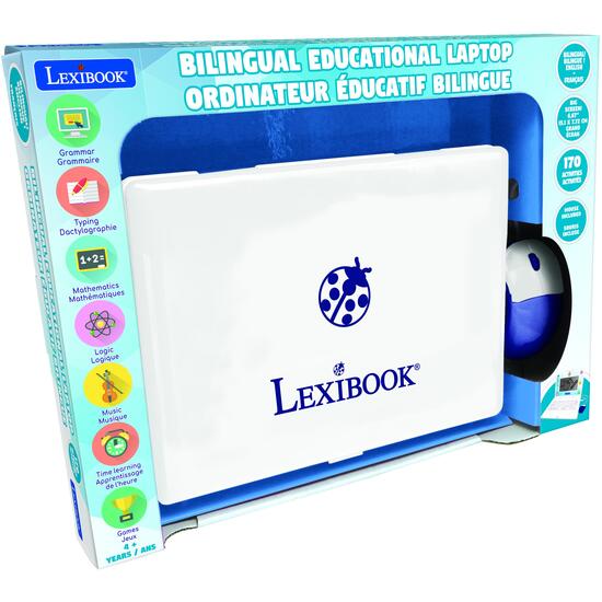 PORTÁTIL EDUCATIVO PARLANTE BILINGÜE CON 170 ACTIVIDADES (85 EN CADA IDIOMA), GRAN PANTALLA DE 6,7" EN INGLÉS Y ESPAÑOL image 0