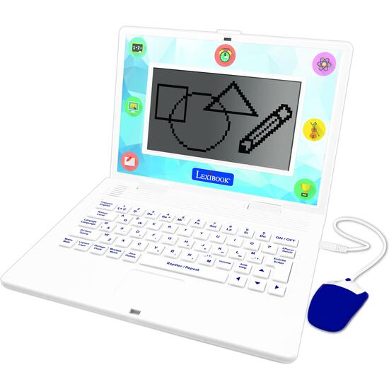 PORTÁTIL EDUCATIVO PARLANTE BILINGÜE CON 170 ACTIVIDADES (85 EN CADA IDIOMA), GRAN PANTALLA DE 6,7" EN INGLÉS Y ESPAÑOL image 1