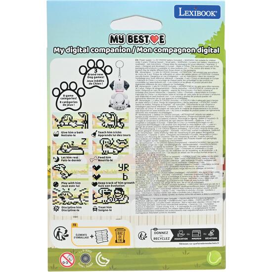 CONSOLA MY BEST-E® GIGAPETS® PUPPY CON PANTALLA LCD Y ENGANCHE PARA LLAVERO image 6