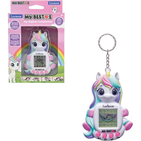 CONSOLA MY BEST-E® GIGAPETS® UNICORN CON PANTALLA LCD Y LLAVERO image 0