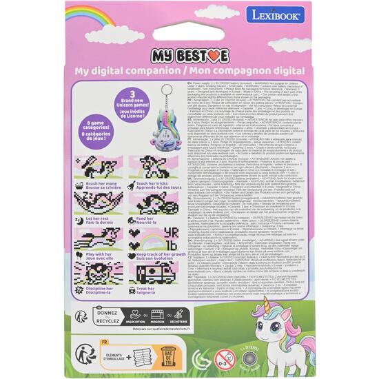 CONSOLA MY BEST-E® GIGAPETS® UNICORN CON PANTALLA LCD Y LLAVERO image 8