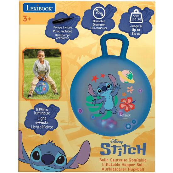 BOLA INFLABLE ELECTRÓNICA STITCH 18 / 45CM image 6