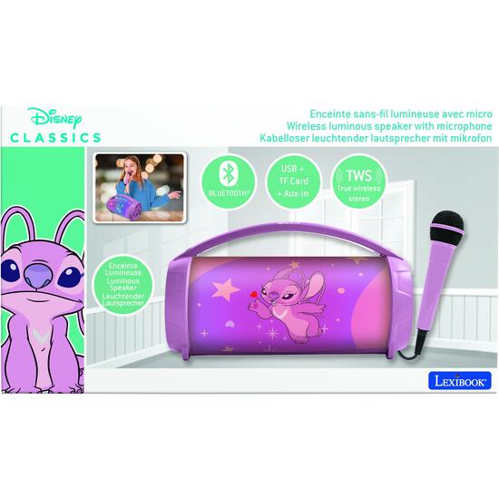 ALTAVOZ LUMINOSO BLUETOOTH® ANGEL CON MICRÓFONO image 6