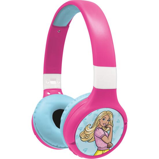 AURICULARES PLEGABLES 2 EN 1 BLUETOOTH® Y CON CABLE CON LIMITACIÓN SEGURA DEL VOLUMEN DISEÑO BARBIE image 3