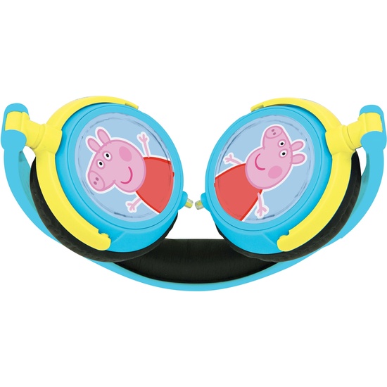 AURICULARES ESTÉREO PLEGABLES CON CABLE PEPPA PIG CON LIMITACIÓN SEGURA DEL VOLUMEN image 1