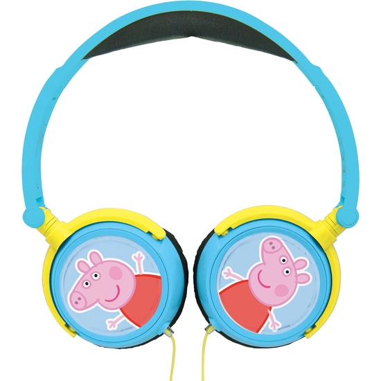 AURICULARES ESTÉREO PLEGABLES CON CABLE PEPPA PIG CON LIMITACIÓN SEGURA DEL VOLUMEN image 2