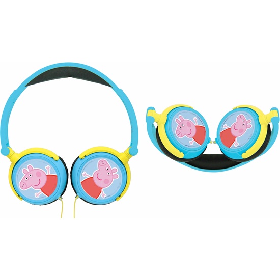 AURICULARES ESTÉREO PLEGABLES CON CABLE PEPPA PIG CON LIMITACIÓN SEGURA DEL VOLUMEN image 4