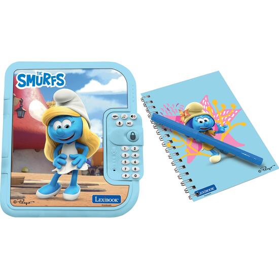 AGENDA ELECTRÓNICA LA CAJA FUERTE SECRETA DE LOS PITUFOS image 1