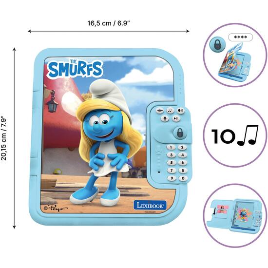 AGENDA ELECTRÓNICA LA CAJA FUERTE SECRETA DE LOS PITUFOS image 3