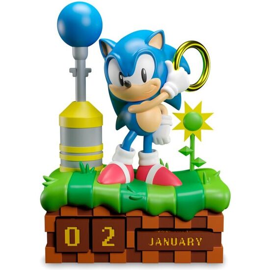 CALENDARIO PERPETUO 3D SONIC THE HEDGEHOG image 0