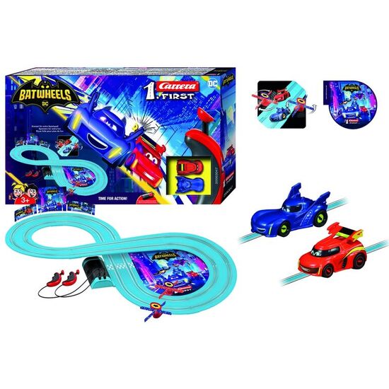 CIRCUITO CARRERAS TIME FOR ACTION BATWHEELS DC COMICS image 0