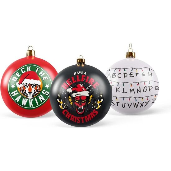 SET 4 ADORNOS NAVIDAD STRANGER THINGS image 0