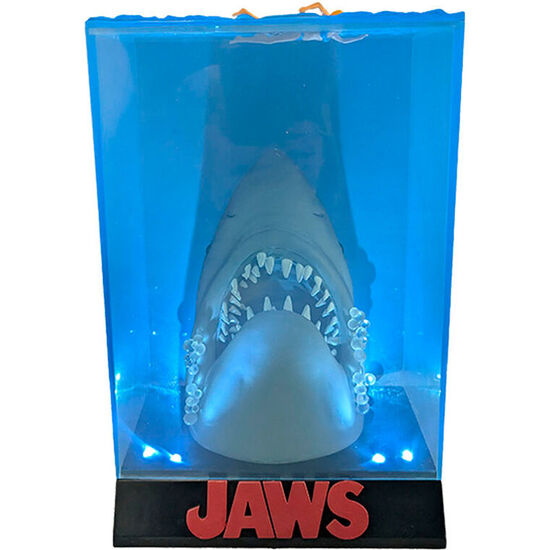 FIGURA POSTER 3D TIBURON JAWS LUCES image 0