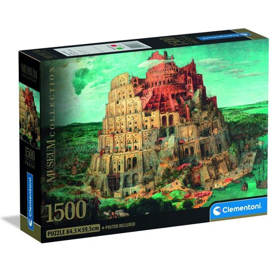 PUZZLE THE TOWER OF BABEL BRUEGEL MUSEUM 1000PZS image 0
