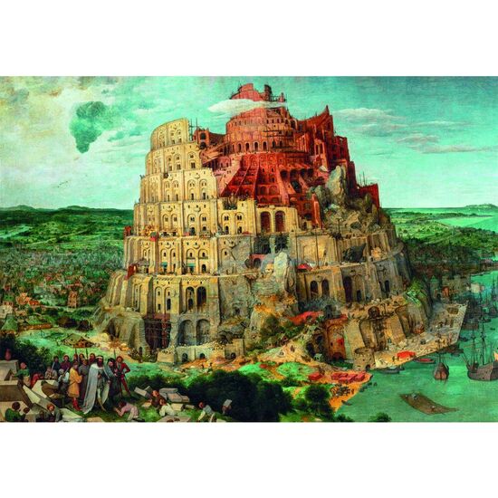PUZZLE THE TOWER OF BABEL BRUEGEL MUSEUM 1000PZS image 2