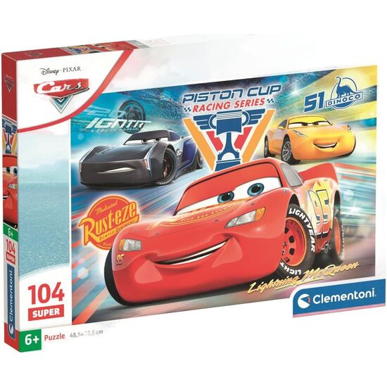 PUZZLE SUPER CARS DISNEY PIXAR 104PZS image 2