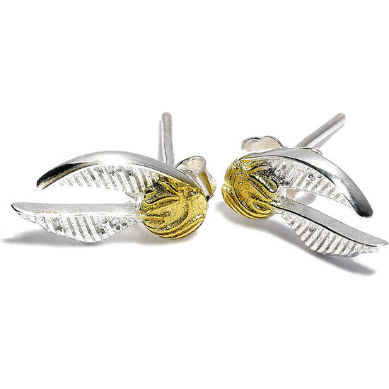 PENDIENTES GOLDEN SNITCH PLATA image 2