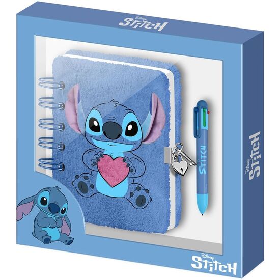 DIARIO PELUCHE + BOLIGRAFO STITCH DISNEY image 0