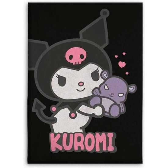 MANTA FRANELA KUROMI HELLO KITTY 110X150CM image 0