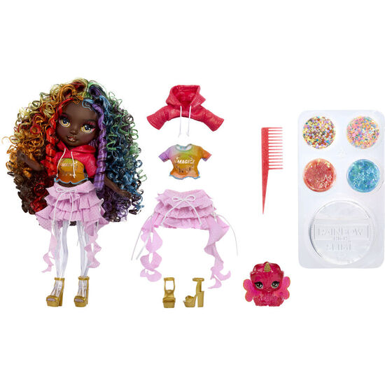 MUÃ±ECA IRIS FEATURE FANTASY RAINBOW SHIMMERS RAINBOW HIGH image 1