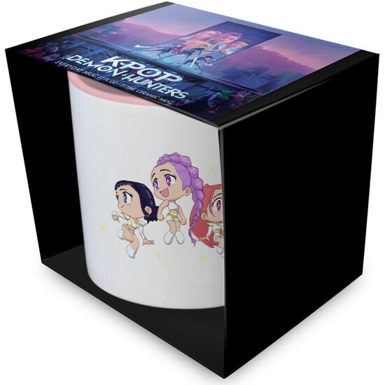 TAZA CHIBI KPOP DEMON HUNTERS 325ML image 1