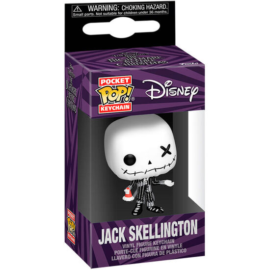 LLAVERO POCKET POP DISNEY PESADILLA ANTES DE NAVIDAD JACK SKELLINGTON image 1