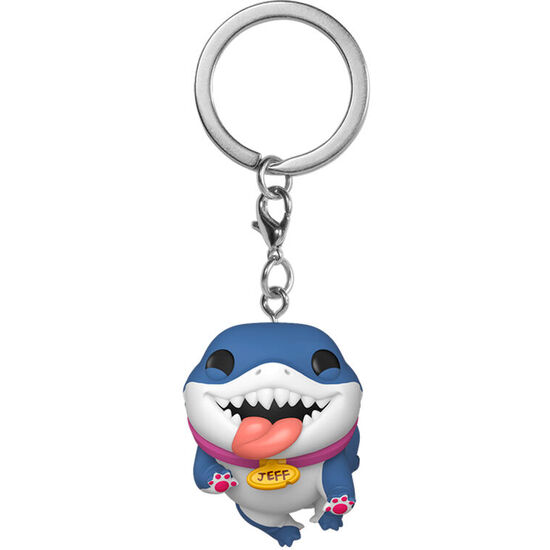LLAVERO POCKET POP MARVEL RIVALS JEFF THE LAND SHARK image 0