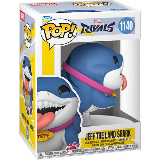 FIGURA POP MARVEL RIVALS JEFF THE LAND SHARK image 1
