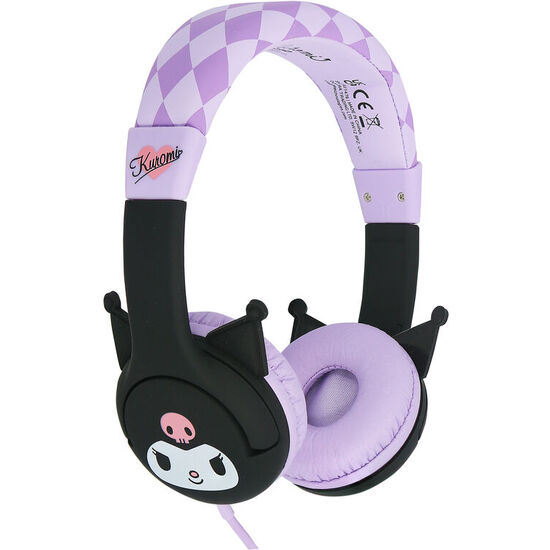 AURICULARES INFANTILES KUROMI HELLO KITTY image 1