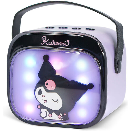 ALTAVOZ Y MICRO KARAOKE LED KUROMI HELLO KITTY image 1