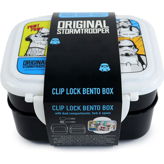 SANDWICHERA + CUBIERTOS SOLDADO IMPERIAL STORMTROOPER STAR WARS image 1