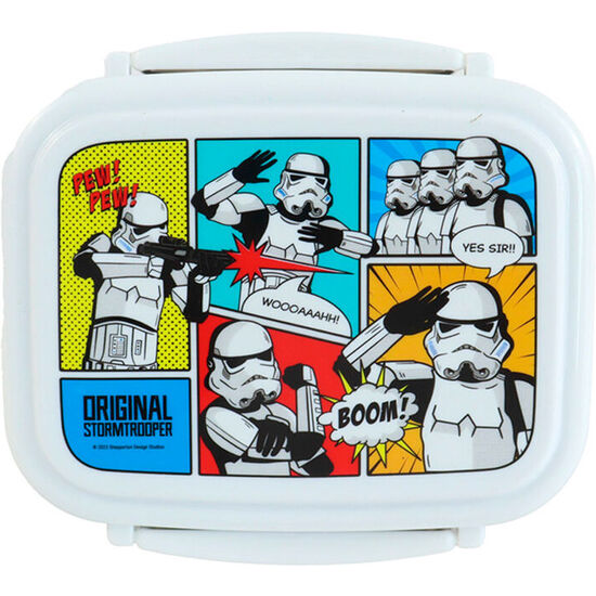 SANDWICHERA + CUBIERTOS SOLDADO IMPERIAL STORMTROOPER STAR WARS image 2