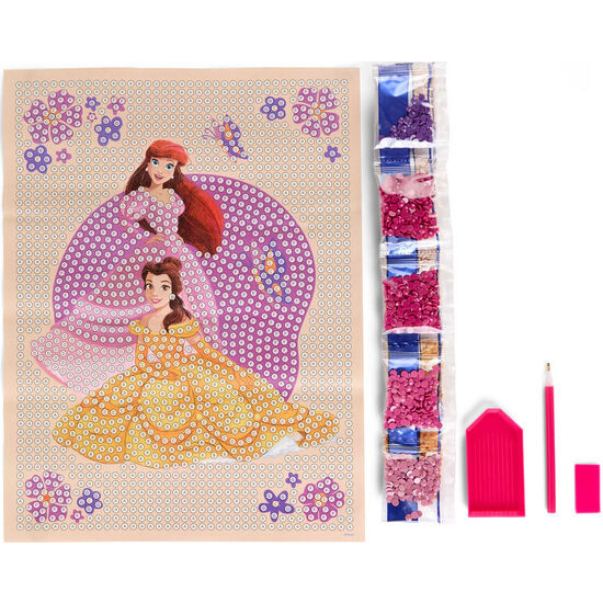 PINTA CON DIAMANTES PRINCESAS DISNEY image 2