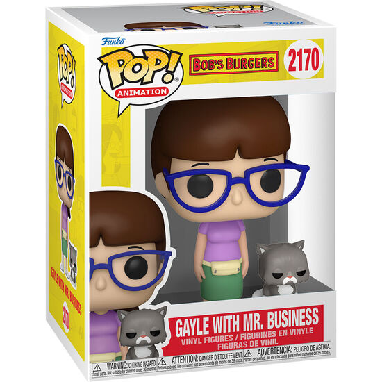 FIGURA POP BOBS BURGERS GAYLE WITH MR. BUSINESS image 1