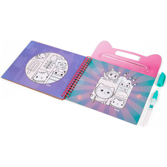 LIBRO MAGICO PINTA CON AGUA LA CASA DE MUÃ±ECAS DE GABBY image 1