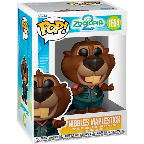 FIGURA POP DISNEY ZOOTROPOLIS 2 NIBBLES MAPLESTICK image 0
