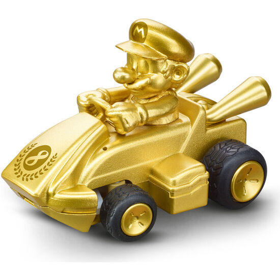 COCHE RADIO CONTROL MARIO GOLD MARIO KART image 3