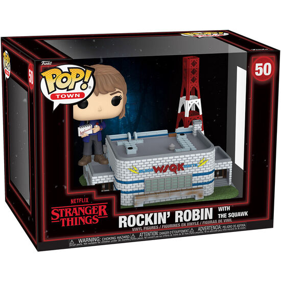 FIGURA POP TOWN STRANGER THINGS 5 ROCKIN ROBIN THE SQUAWK image 1