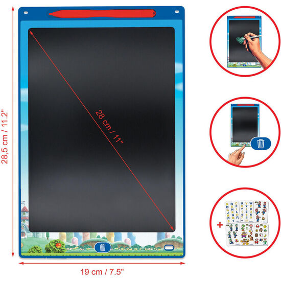 TABLETA TINTA ELECTRONICA SUPER MARIO BROS NINTENDO image 2