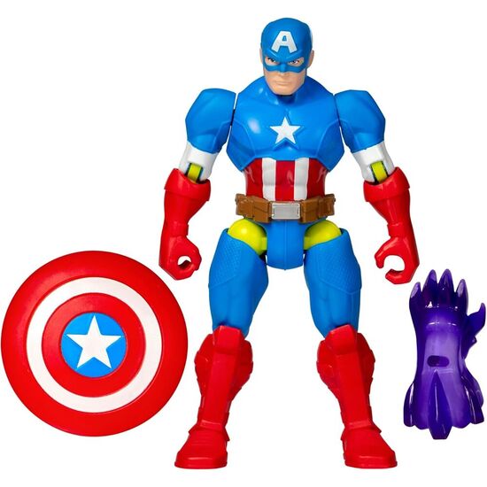 FIGURA CAPITAN AMERICA MIX MASHERS MARVEL 12CM image 2